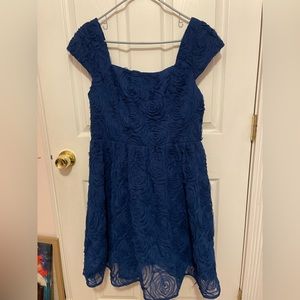 Blue Adrianna Papell Dress